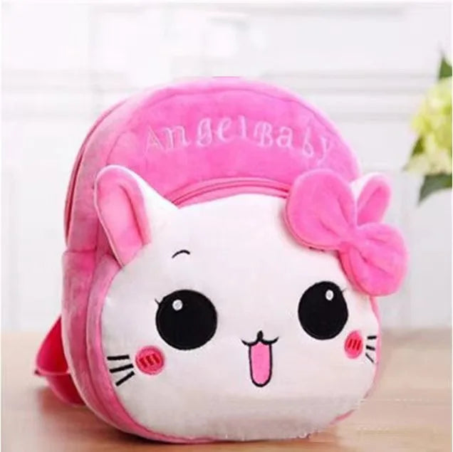 Mickey Mouse Plush Backpack Children's Baby Schoolbag SpidSuffolk Hello Kitty TrueMouse Minnie Winnie The Pooh Stitch