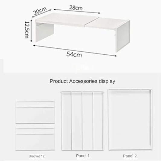 Kitchen Cupboard Organizer Retractable Cabinet Shelf Seasoning Bottle Spice Rack Dish Shelf Kitchen Accessories Storage Rack