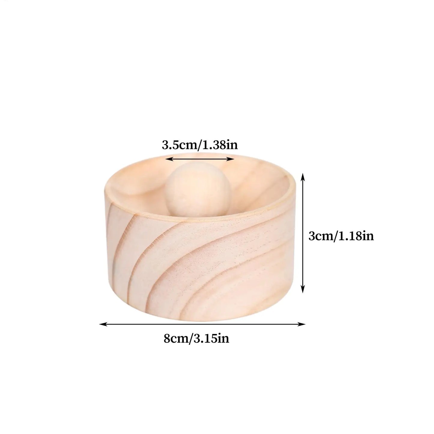 8x3cm Wood Dumpling Skin Maker Dumpling Moulds Manual Dumpling Maker Ball Rolling Dough Presser Quick Dumpling Wrapper Maker