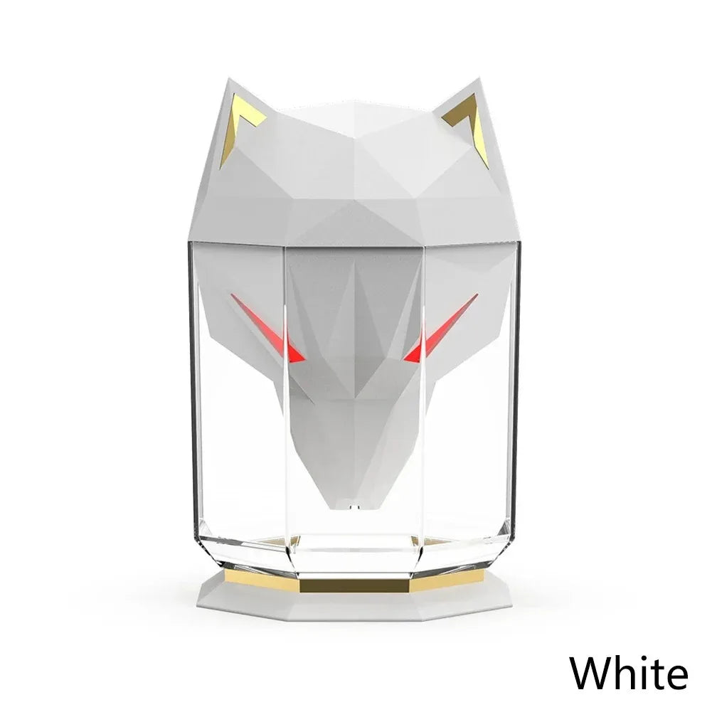 600ml air humidifier USB electric essential oil diffuser portable cold fog spray with LED light, suitable for home office