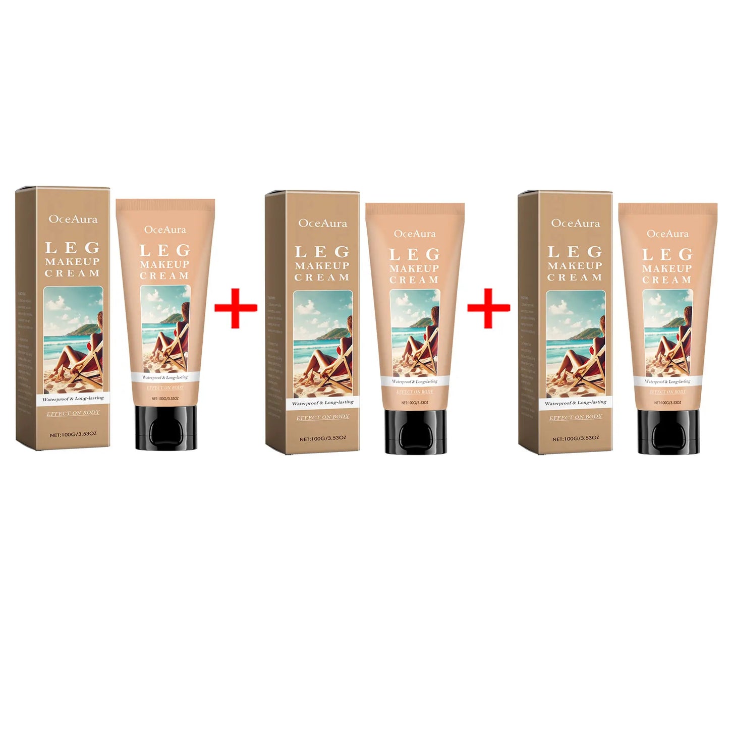 Leg Makeup Body Lotion Long-Lasting Waterproof Anti-Transfer Concealer Even Skin Tone Wheat Tan Brown Liquid Bronze Foundation