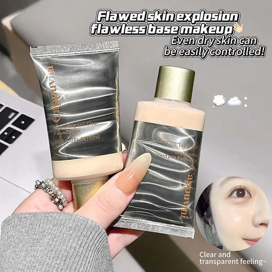 Cappuvini Hydrating Liquid Foundation Blemish Coverage With Skin-Blending Texture Radiant Lightweight Smooth Makeup BaseNew