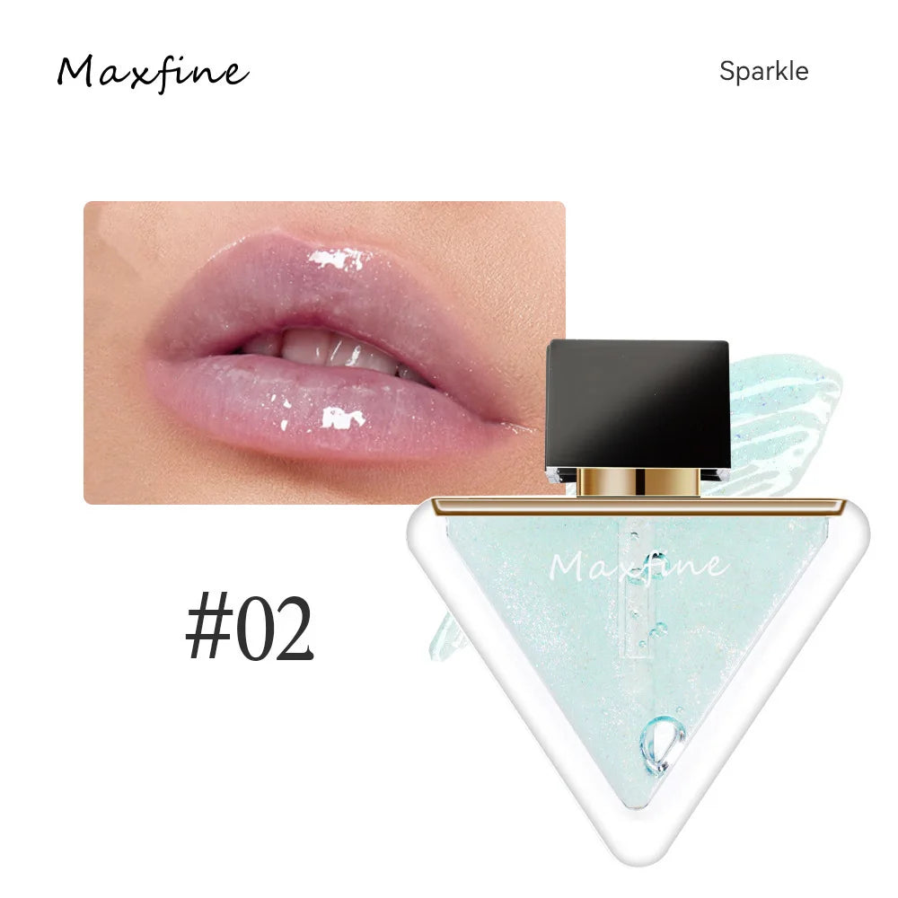 Dudu Lip Jelly Lip Gloss Pearl with Sparkling Glass Lipstick Water Light Film Forming Lip Gloss Lip Gloss Repairing Lip Patterns