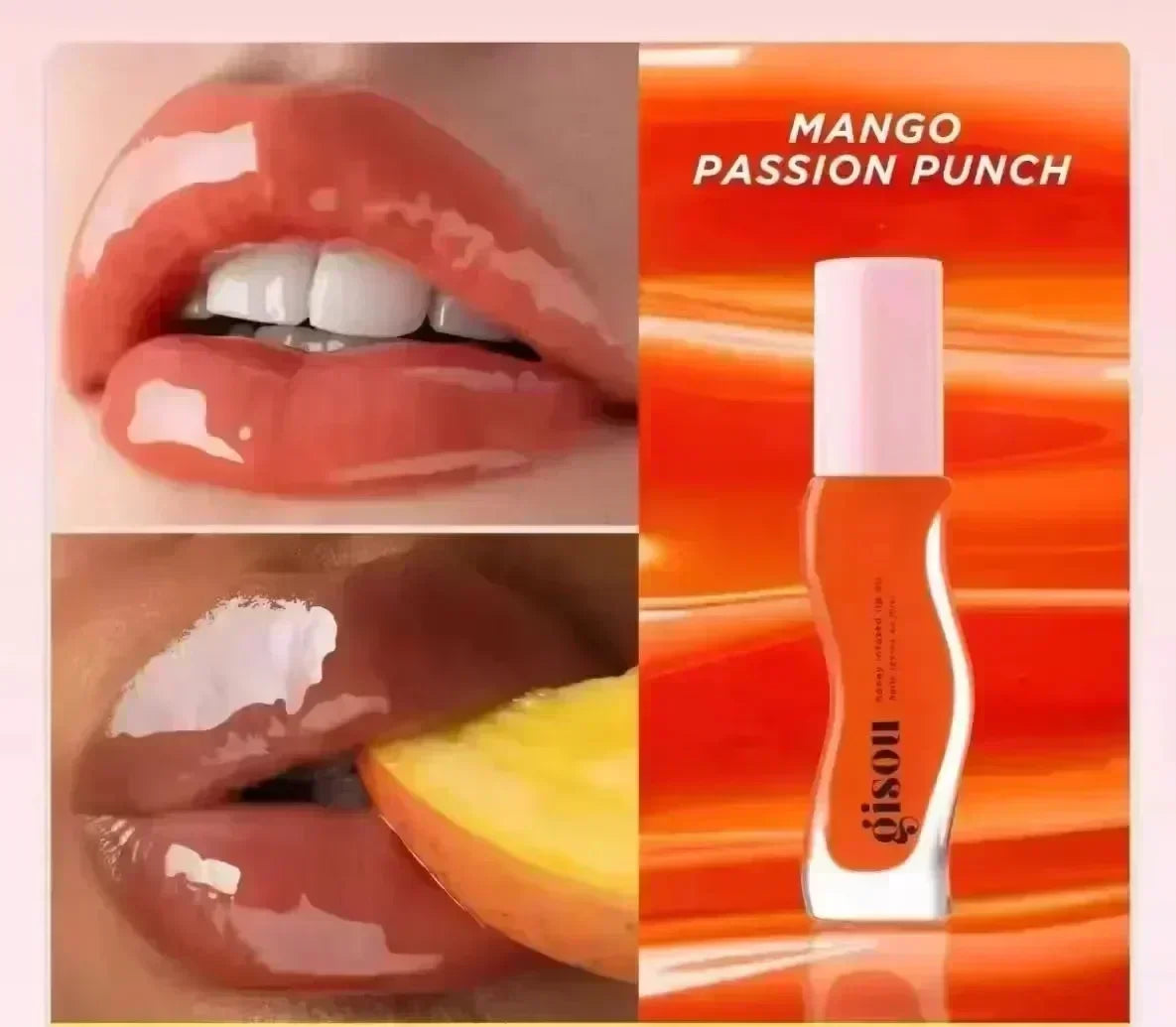 Gisou Watermelon Strawberry Essence Reduce Lip Line Gloss Easy To Carry Makeup Care Remove Dead Skin Lip Oil Honey Nourish Hair