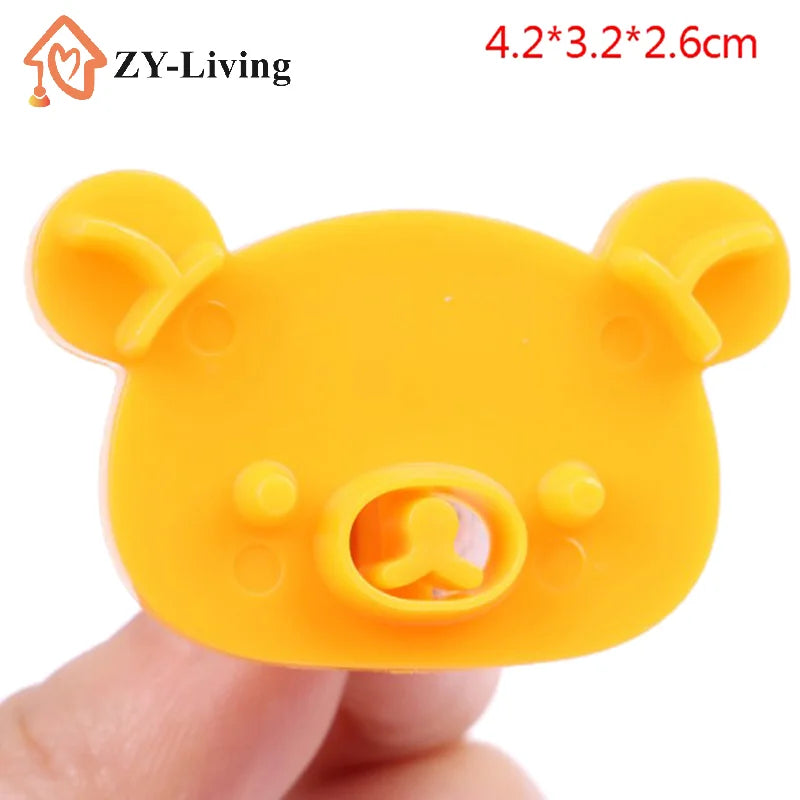 3Pcs/Set Cute Bear Sandwich Mold Bread Cake Biscuit Embossing Device Crust Cookie Cutter Baking Pastry Tools