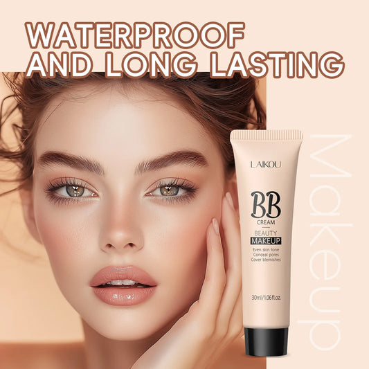 LAIKOU 9-color Foundation BB cream 30ml Natural Facial Concealer Cream Cover Dark Circles Pores Light Texture Makeup Base