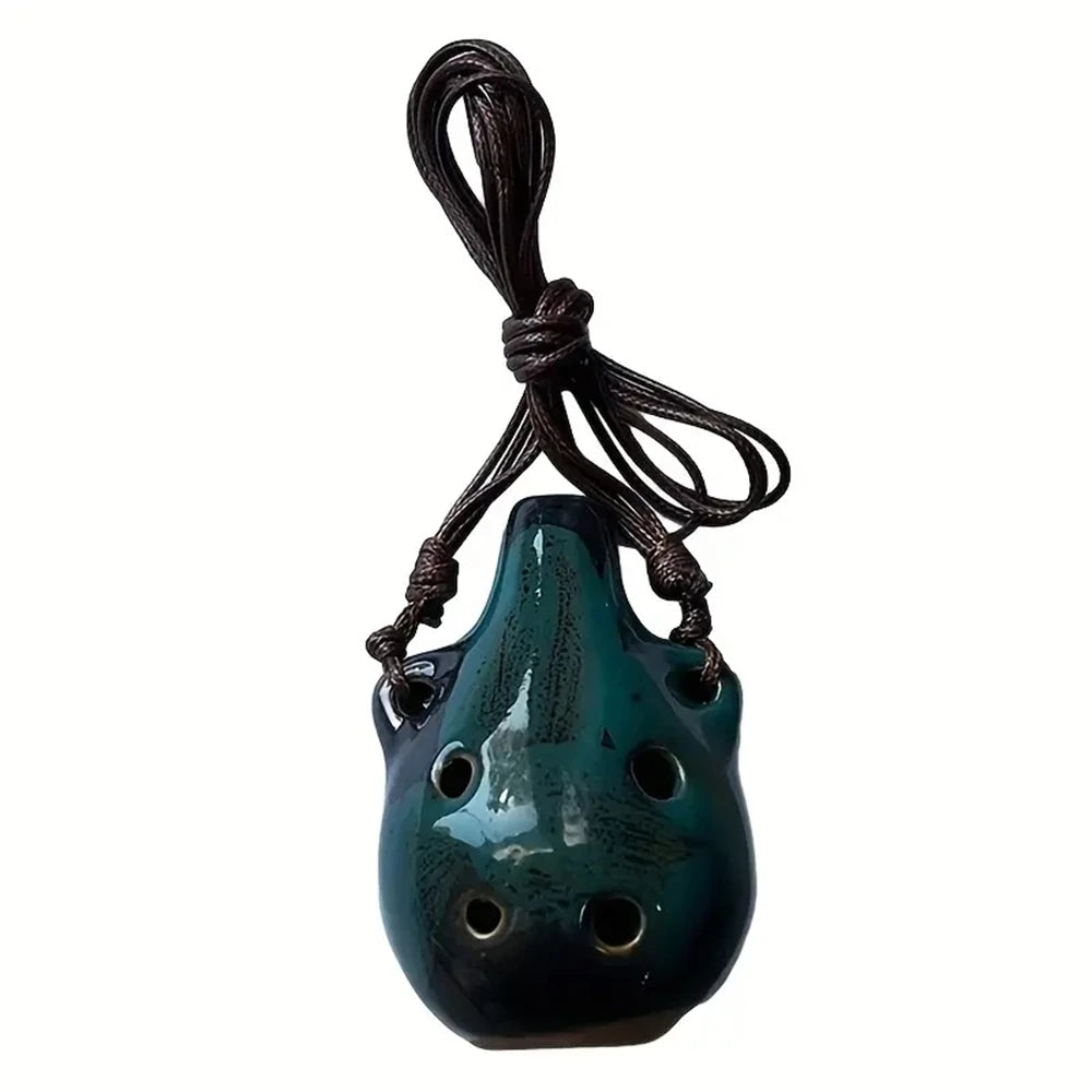 6 Hole Ceramic Mini Ocarina Ceramic Crafts Musical Instruments