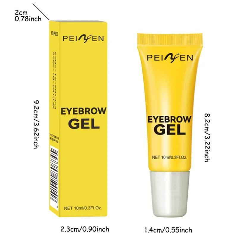 Eyebrow Gel Waterproof Transparent Quick Dry Eyebrow Long-lasting Eyebrow Shaping Gel Eyebrow Shaping Cream With Brush