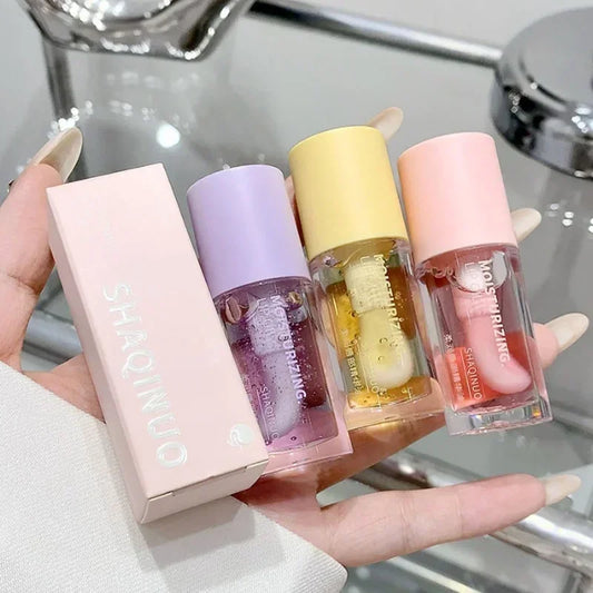 Make Up Korean Beauty Cosmetics Lip Ink Gloss Lips Moisturizer Jelly Lipstick Bright Oil Moisturizing Balm Big Lip Brush