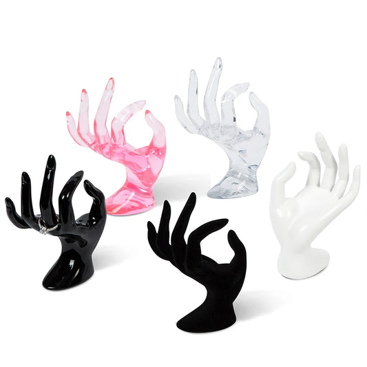 Female Mannequin Hand Jewelry Bracelet Ring Watch Gloves Display Stand Model