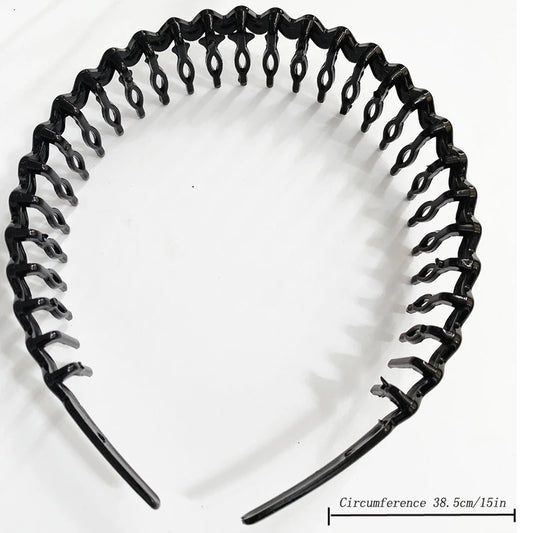 5/9pc Anti slip Toothed Hair Band Set Women's Men's Simple Frame Head Shampoo bangs Broken Hair Pressing Bracket Scrub Ornament