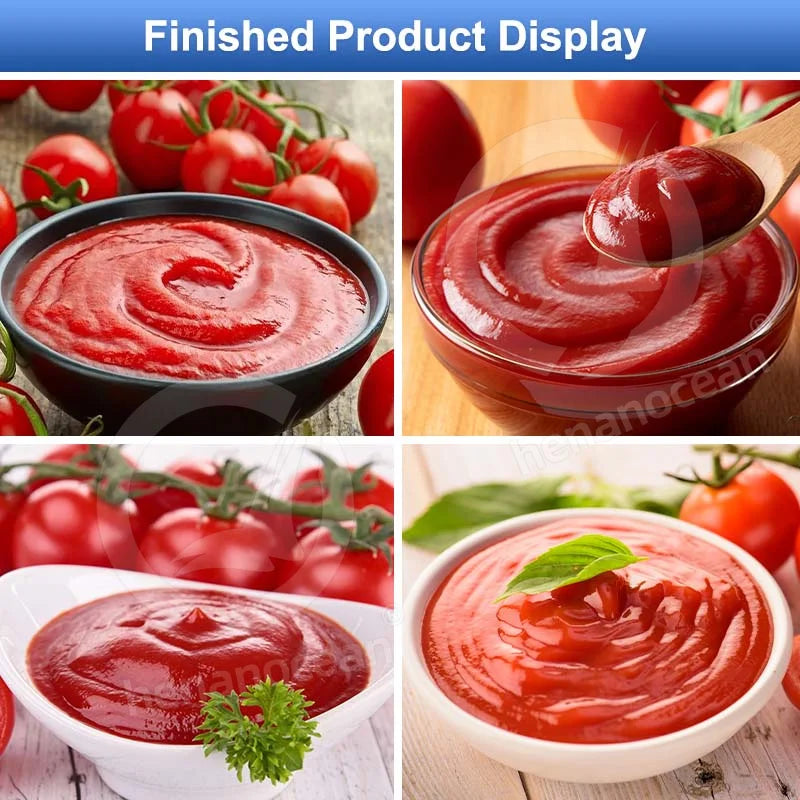 Tomato Sauce Production Line Small Tomato Paste Ketchup Make Machine Line for Sale