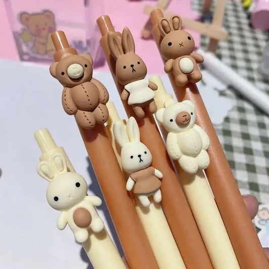 1 Piece Lytwtw's Creative Chocolate Color Gel Pen Cute Press Office School Supplies Stationery Funny Pens