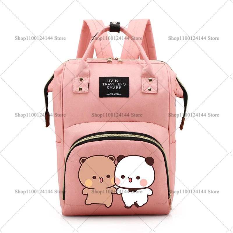 Bubu Dudu Backpack Bag Mummy Yier Bear Panda Bag Mom Baby Multi-function Waterproof Outdoor Travel Diaper Bags for Baby Care