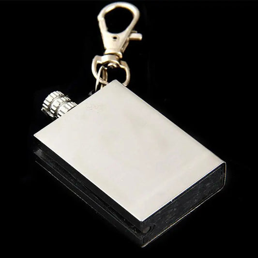 Wanci Match Keychain Waterproof Creative Ignition Safety Match Stick Stainless Steel Lighter Waterproof Cigarette Lighter