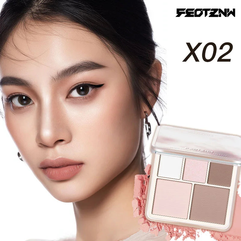 Feotznw Light and Shadow 3D Contusion High Disc Matte Comprehensive five-color Disc Profile and Nose shadow integrated