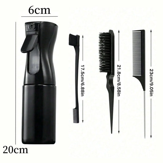 10pcs comb Brush Set Getting Shine and Makes Hair Smooth, Curly Hair Brush for Adult & Kids Wet or Dry Hair