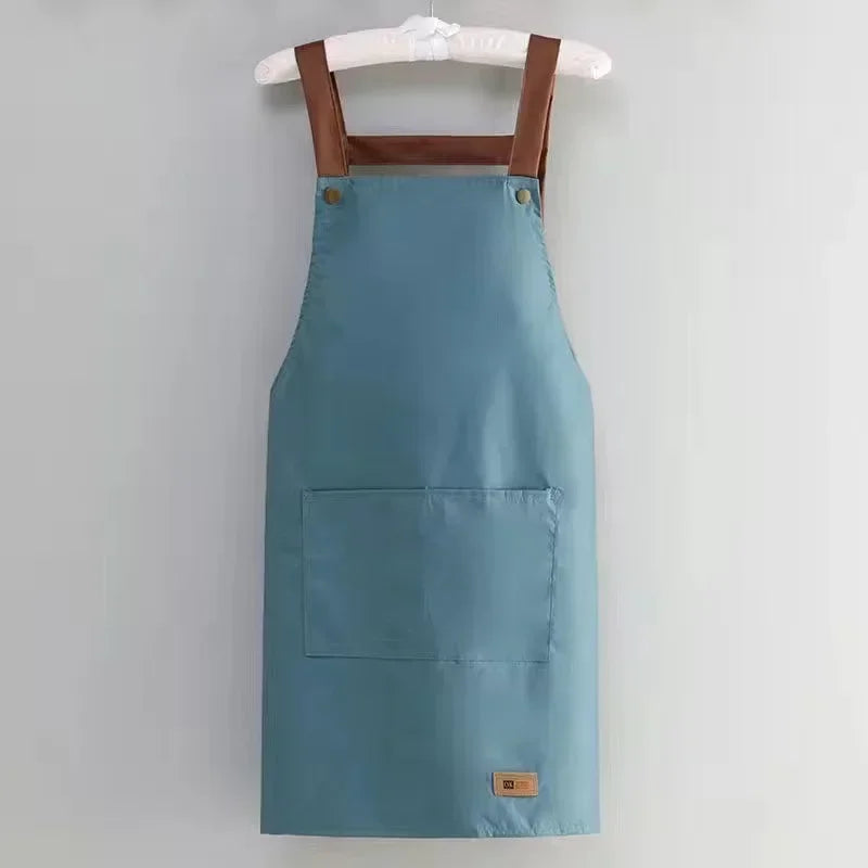Kitchen Household waterproof and antifouling large pocket hotel restaurant coffee shop food Western pastry work clothes apron
