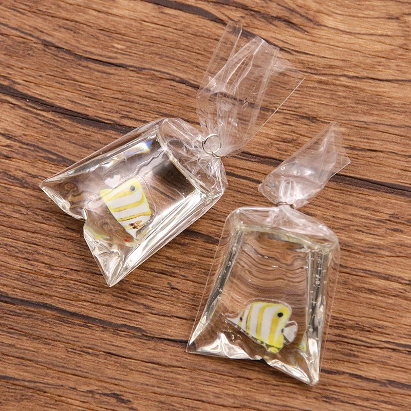 5Pcs 8 Color 24*53mm Transparent Resin Clownfish Charms In Water Jewelry Pendant Fish Bag Earrings Handmade DIY Material