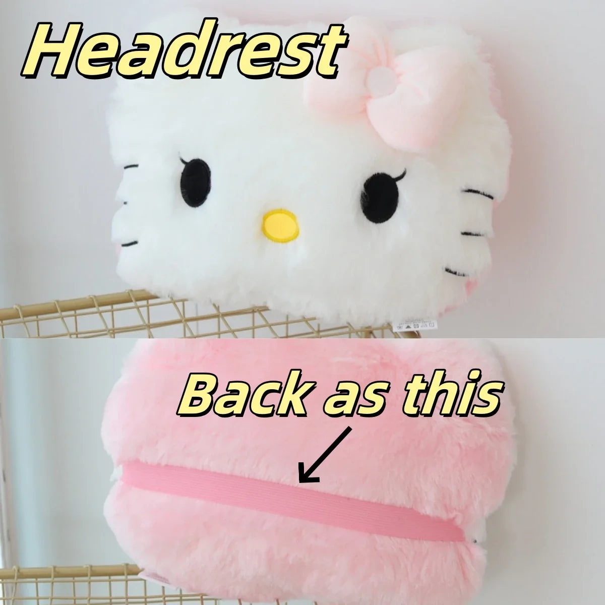 Sanrio Comfortable Hello Kitty Plushies Soft Hug Pillow Stuffed Anime Back Cushion Sofa Bed Big Size Plushies Xmas Gift For Girl