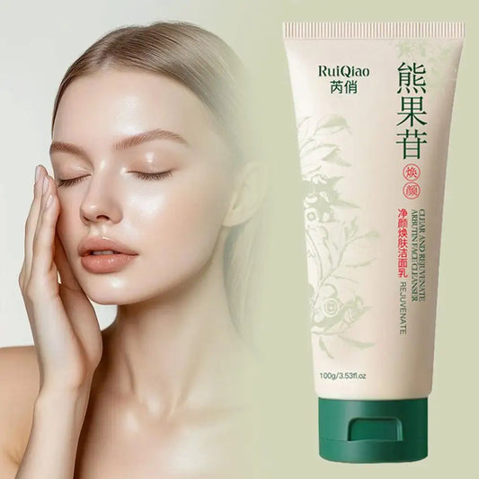 Arbutin Facial Cleanser Deep Cleaning Pore Shrinkage Care Whitening Moisturizing Face Skin Cleansing Oil Control K5Y2