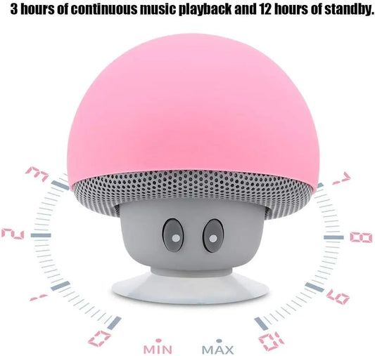 High Quality Wireless Bluetooth Speaker 30ft Wireless Range Subwoofer With Suction CupSuitable for Cycling Picnic Outdoor