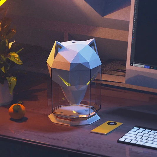 600ml air humidifier USB electric essential oil diffuser portable cold fog spray with LED light, suitable for home office