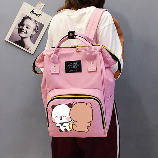 Bubu Dudu Backpack Bag Mummy Yier Bear Panda Bag Mom Baby Multi-function Waterproof Outdoor Travel Diaper Bags for Baby Care