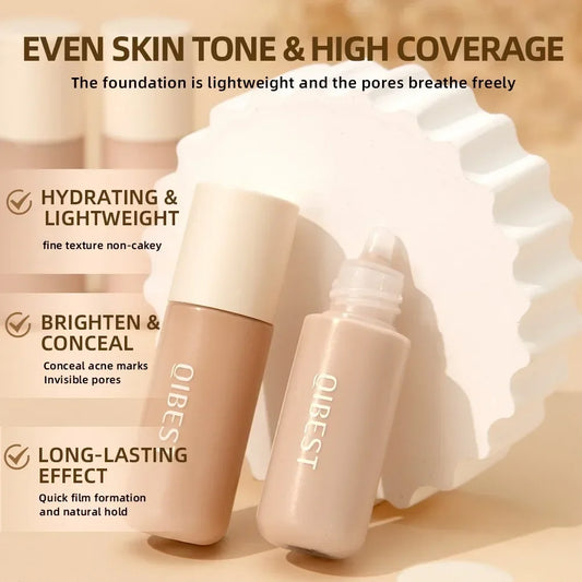 Matte Face Foundation Makeup Base Cream Full Coverage Concealer Cover Ance Moisturizing No Cracking Waterproof Face Corrector