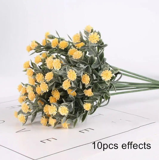 Arrangement Wedding Bouquet Floral Babysbreath Gypsophila Fake Flowers Artificial Flowers