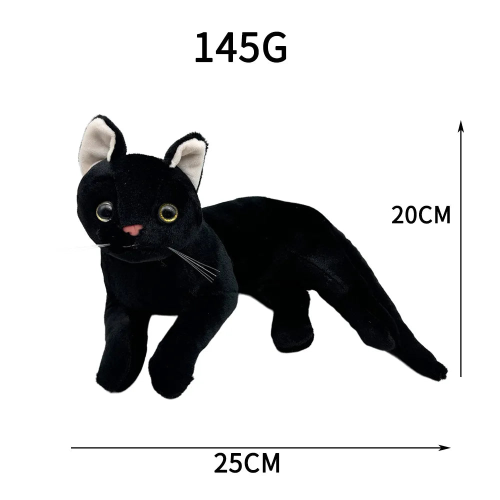 Simulation cat doll party models kitten plush toys home furnishings simulation cat