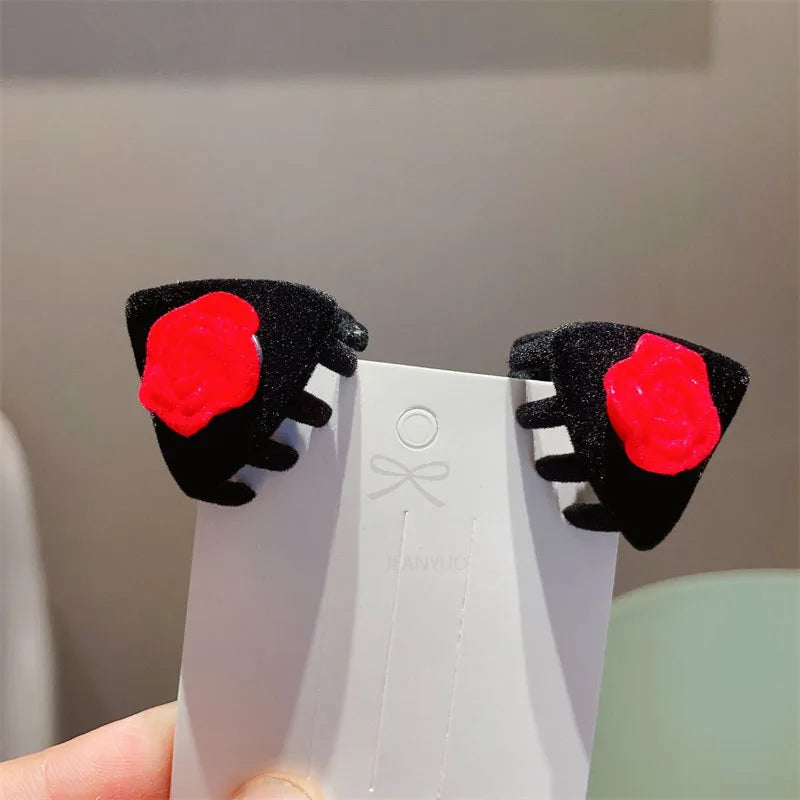 New Cute Plush Cat Claw Hairpin Simple Sweet Girl Baby Small Clasp Clips Children Star Clip Headwear Hair Clips Kids Accessories
