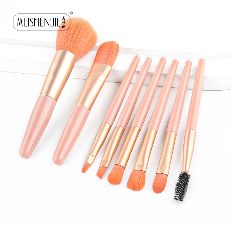 MEISHENJIE 5/8 PCS Makeup Brushes Set Eye Shadow Foundation Women Cosmetic Brush Eyeshadow Blush Beauty Soft Make up Tools Brush