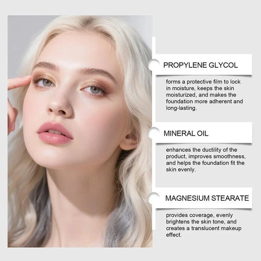 High-end Hydrating Mushroom Air Cushion BB Cream Waterproof Brightening Foundation with Concealer Korean Daily Makeup Base