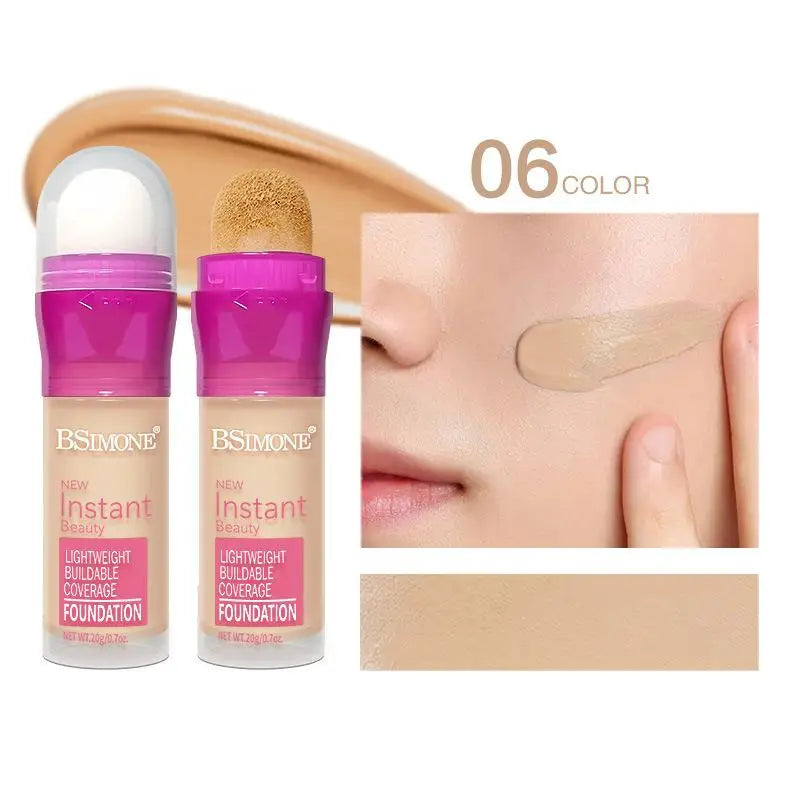 1Pc BSIMONE Matte Liquid Foundation Sponge Applicator – Oil-Control, Long-Lasting, Waterproof BB Cream For Brightening