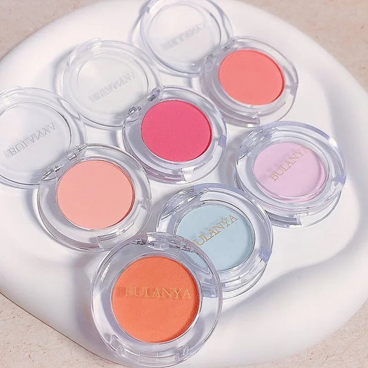 Girl Blush Peach Cream Makeup Blusher Palette Cheek Contour Pink Waterproof Cosmetic Beauty Powder Soft Smooth New Makeup Rouge