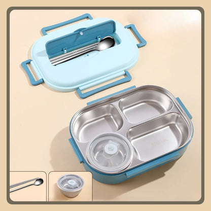 New 316L stainless steel lunch box for kids, insulated, portable, bento lunch box, large-capacity food container