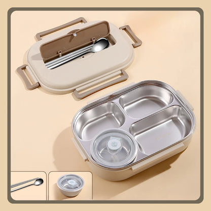 New 316L stainless steel lunch box for kids, insulated, portable, bento lunch box, large-capacity food container