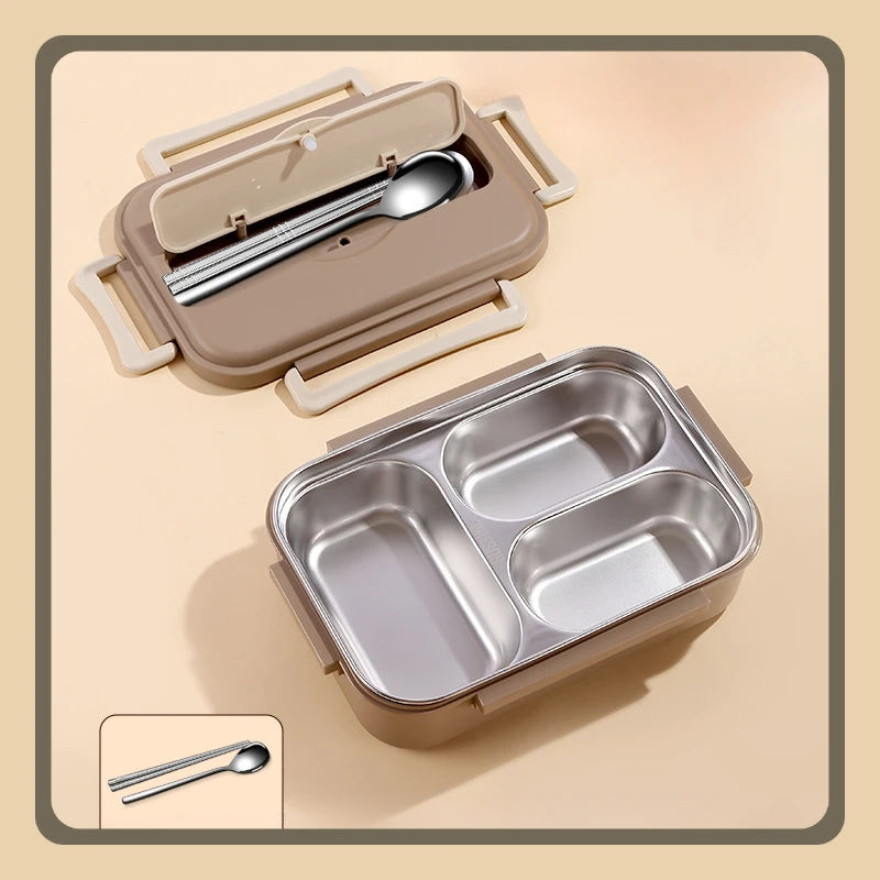 New 316L stainless steel lunch box for kids, insulated, portable, bento lunch box, large-capacity food container
