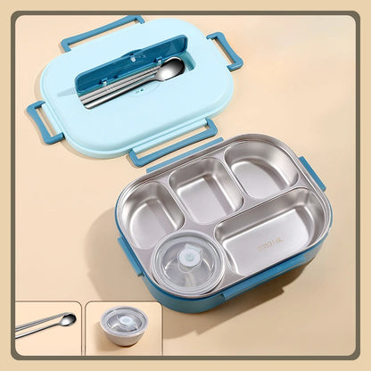 New 316L stainless steel lunch box for kids, insulated, portable, bento lunch box, large-capacity food container