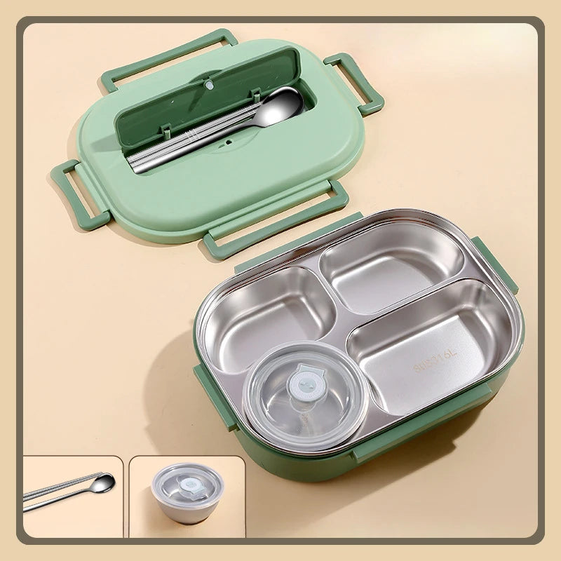 New 316L stainless steel lunch box for kids, insulated, portable, bento lunch box, large-capacity food container