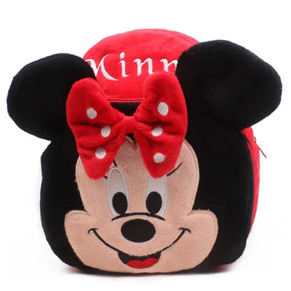Mickey Mouse Plush Backpack Children's Baby Schoolbag SpidSuffolk Hello Kitty TrueMouse Minnie Winnie The Pooh Stitch