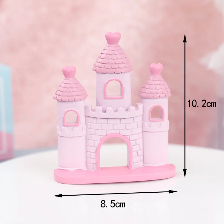 Princess Prince Castle Happy Birthday Decoration Home Dinner Baking Cupcake Cake Topper Cake Flags Event Pary Supplies Love Gift