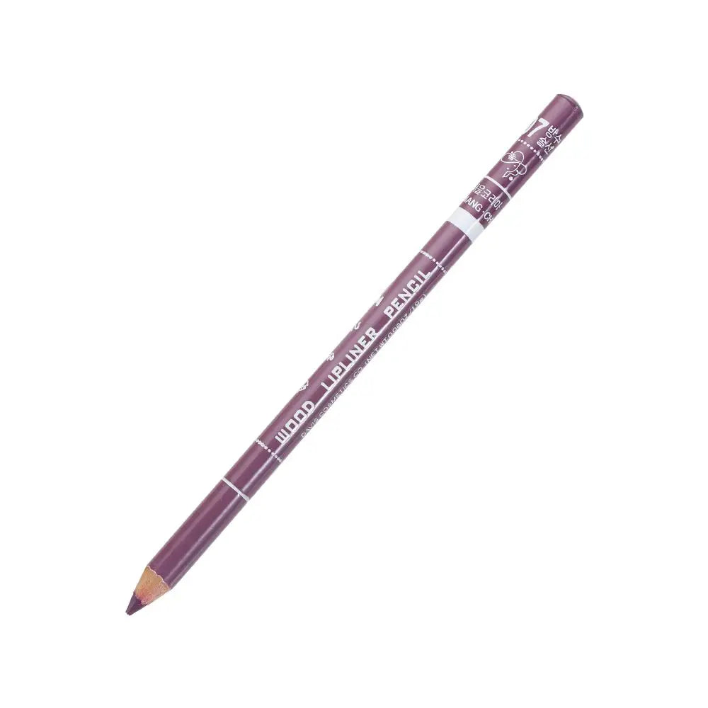 1PC Professional Wood Lip liner Pen Waterproof Lipstick Pencil Contour Matte Lady Charming Women's Makeup Long Lasting Cosmetic
