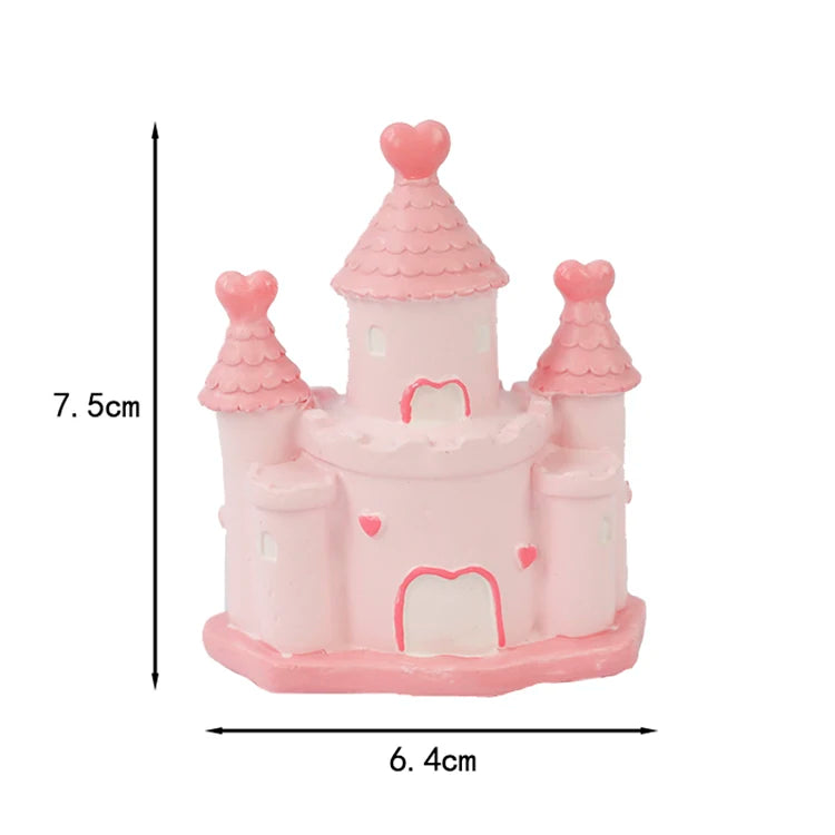 Princess Prince Castle Happy Birthday Decoration Home Dinner Baking Cupcake Cake Topper Cake Flags Event Pary Supplies Love Gift
