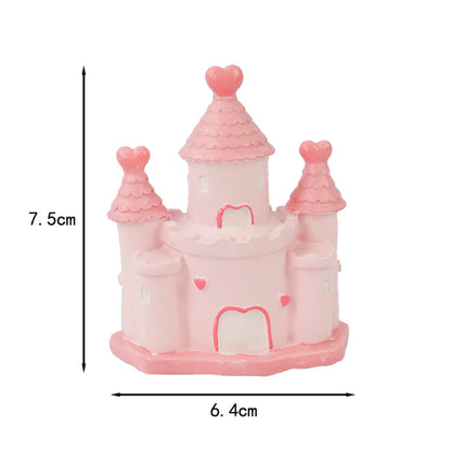 Princess Prince Castle Happy Birthday Decoration Home Dinner Baking Cupcake Cake Topper Cake Flags Event Pary Supplies Love Gift