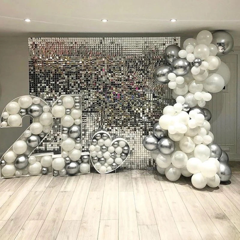 2M Backdrop Fornite Rain For Photo Zone Birthday Decoration Wedding Decor Christmas Tinsel Glitter Foil Backdrop Party Curtain