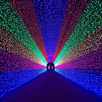 2x2M 3X2M 6X4M LED Christmas Net Light Outdoor Garden Net Mesh Fairy Garland Light Holiday Wedding Party Backdrop Curtain Light