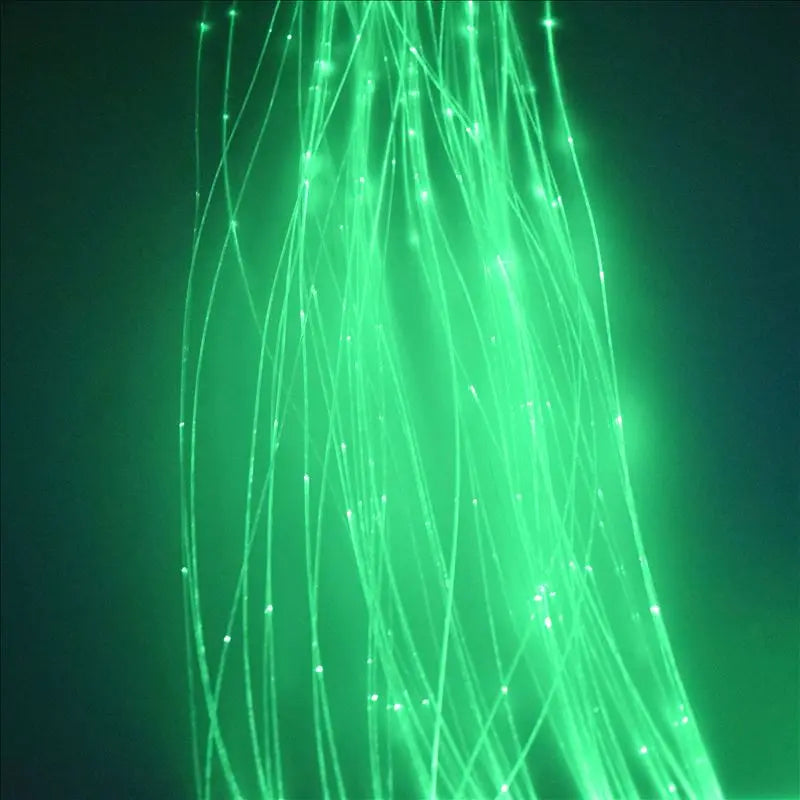 2700m/Roll 0.75mm diameter sparkle flash point  glow PMMA plastic fiber optic