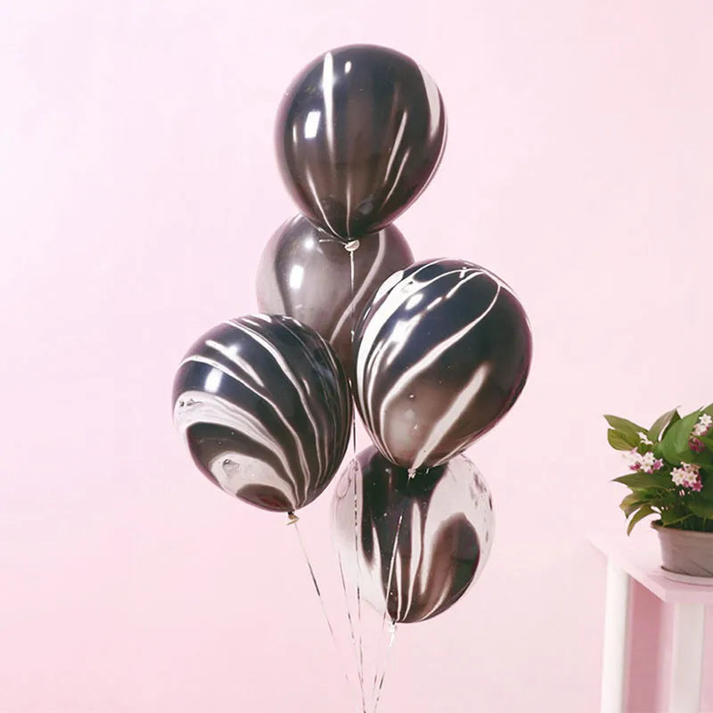 10/20/30pcs 12inch Christmas Marble Agate Latex Balloon Wedding Supplies Happy Birthday Party Kid Toy Baby Shower Globos selling